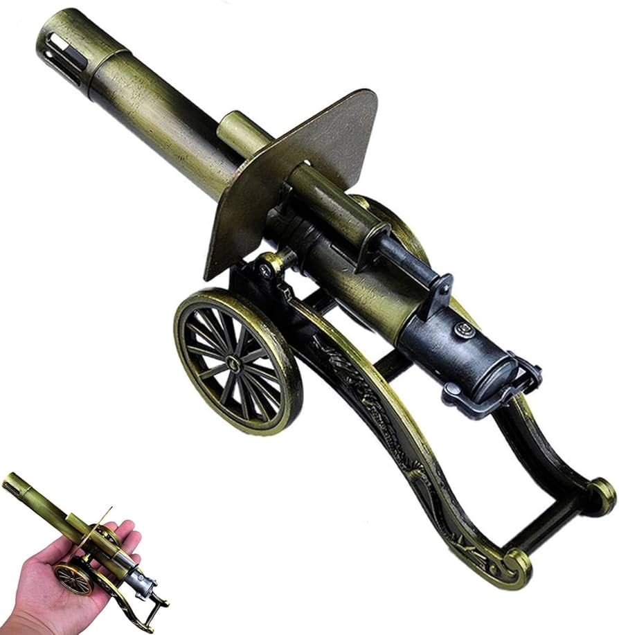 真鍮 木製大砲オーナメントデスクウェイトキャノンミリタリアモデル　海軍　短砲 Amazon.co.jp: 軍用大砲 真鍮 ミニ 大砲 モデル デスクトップ